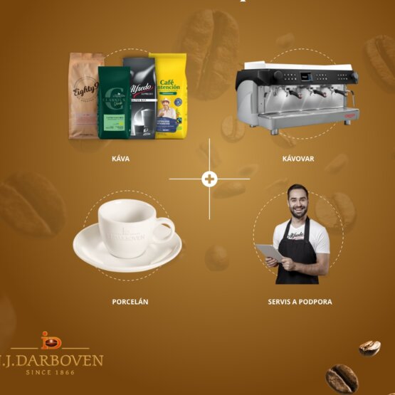 Komplexný kávový servis prispôsobený vašim potrebám, s vysokokvalitnými kávovými zrnami, vybavením a podporou.