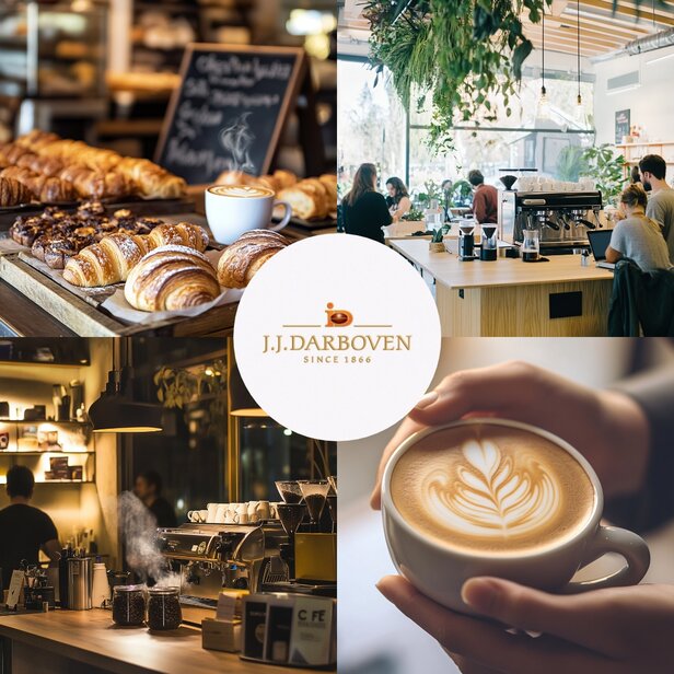 Lahodné pečivo a odborně připravená káva u společnosti J.J. Darboven, spolehlivého partnera B2B již od roku 1866.