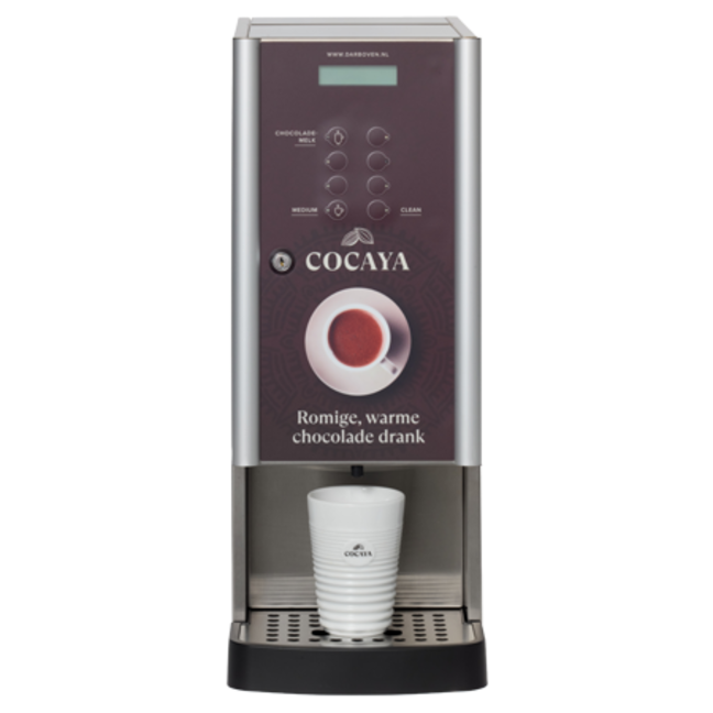 Cocaya warme chocolademelk machine biedt romige chocoladedranken, perfect voor cafés en kantoren. Ideaal om op te warmen!