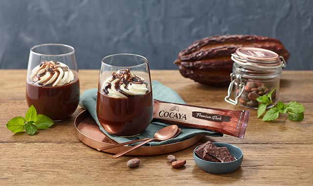 Kaltgetrankekonzept Cocaya Premium Dark mit Minzschokolade 
