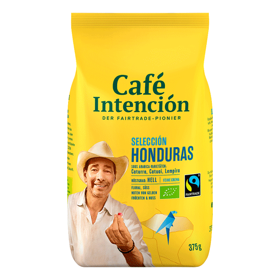 Cafe Intencion Seleccion Honduras 375g Fairtrade Bio Kaffee Ganze Bohne v2