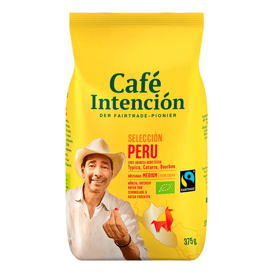 Cafe Intencion Seleccion Peru 375g Fairtrade Bio Kaffee Ganze Bohne v2