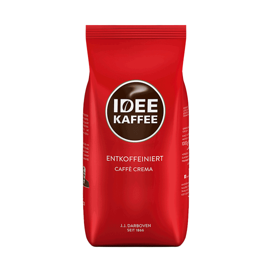 J J Darboven Marken Idee Kaffee Packshot Caffee Crema ganze Bohne
