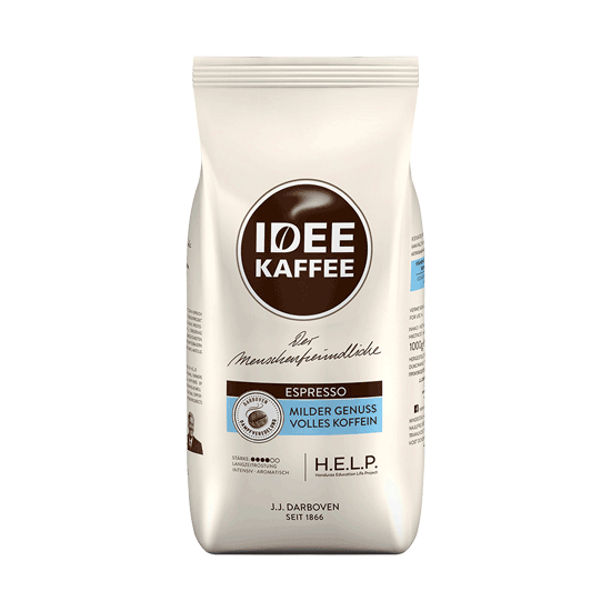 J J Darboven Marken Idee Kaffee Packshot Espresso Ganze Bohne