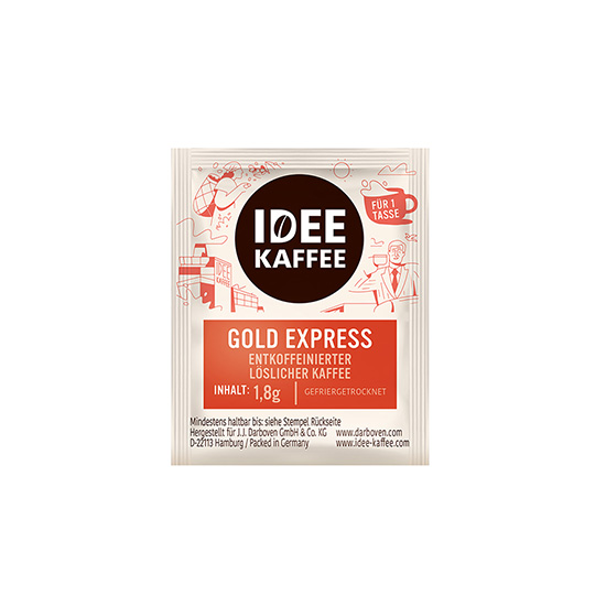 IDEE KAFFEE - Gold Express - Entkoffeiniert - Tassenportion